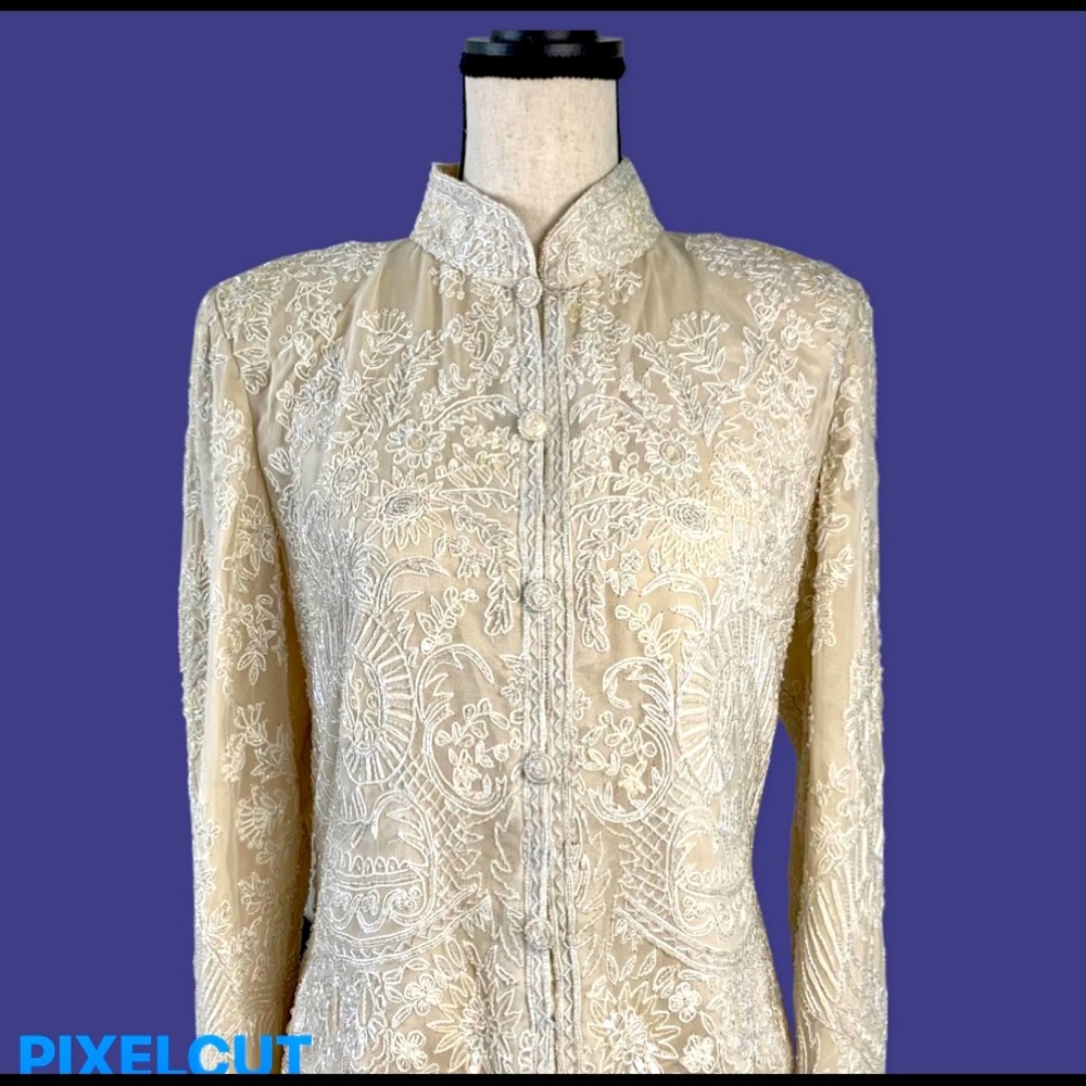 Vintage Adrianna Pappell Evening Jacket - EUC
